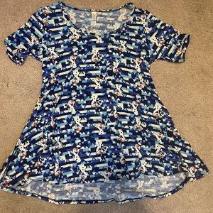 Frozen Olaf Elsa Disney Lularoe Favorite Tee Shirt XXS LLR